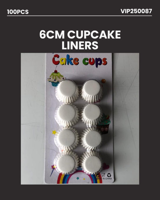 6cm Cupcake Liners -100pc VIP250087