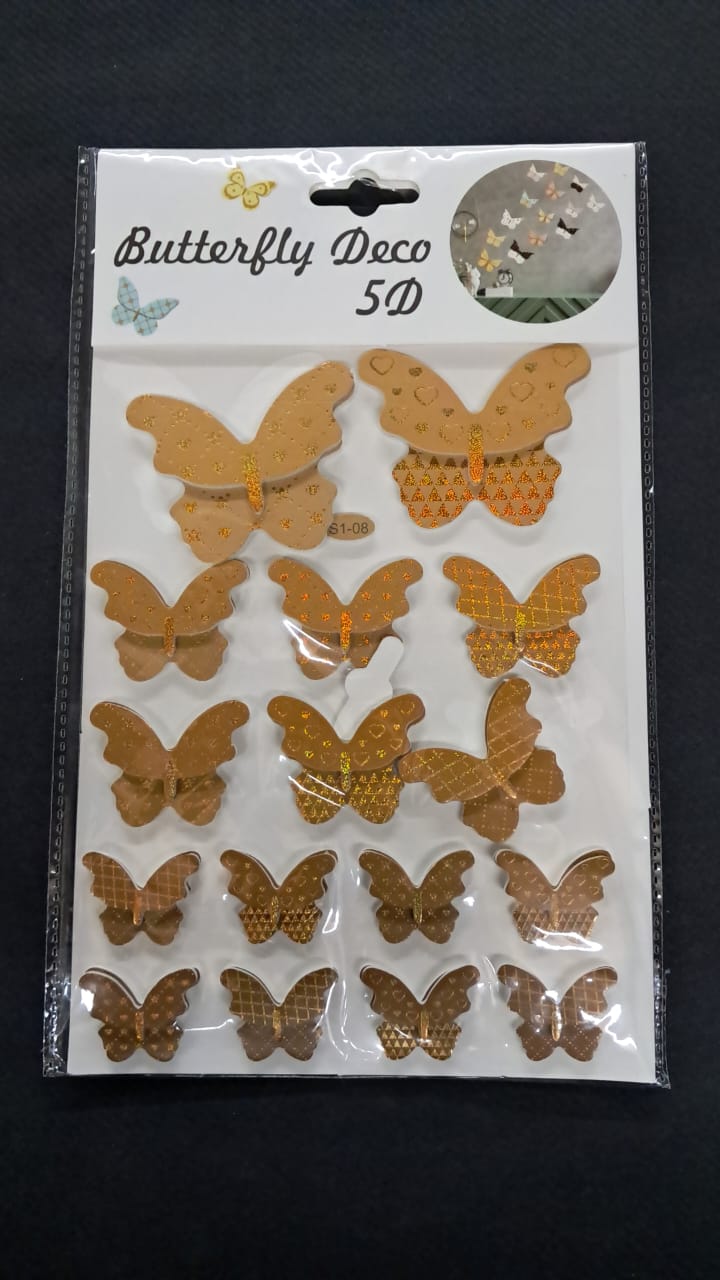 Butterfly Deco 5D Stickers 6156