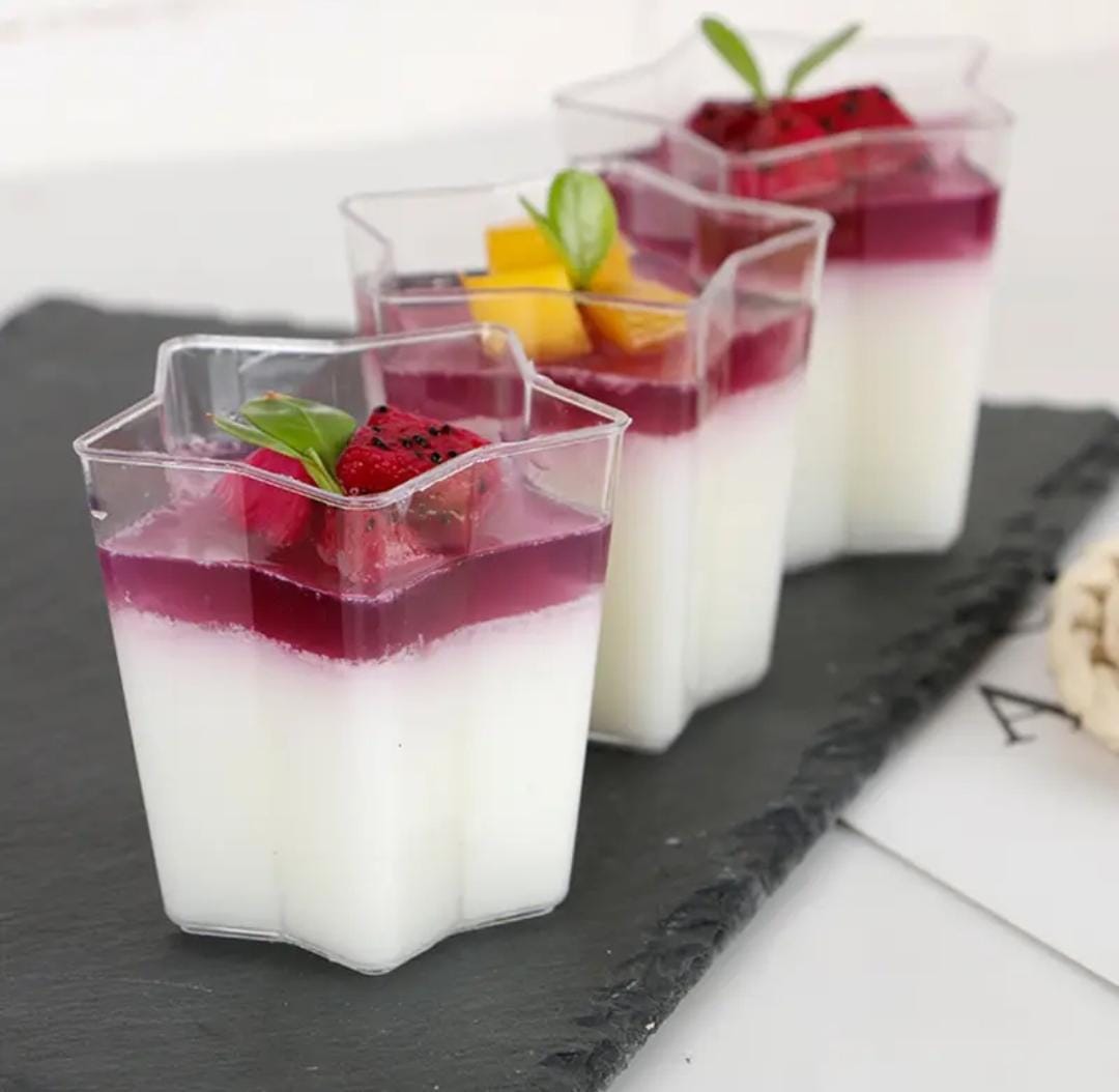 Star Shaped Dessert Bowls 25pce 8050