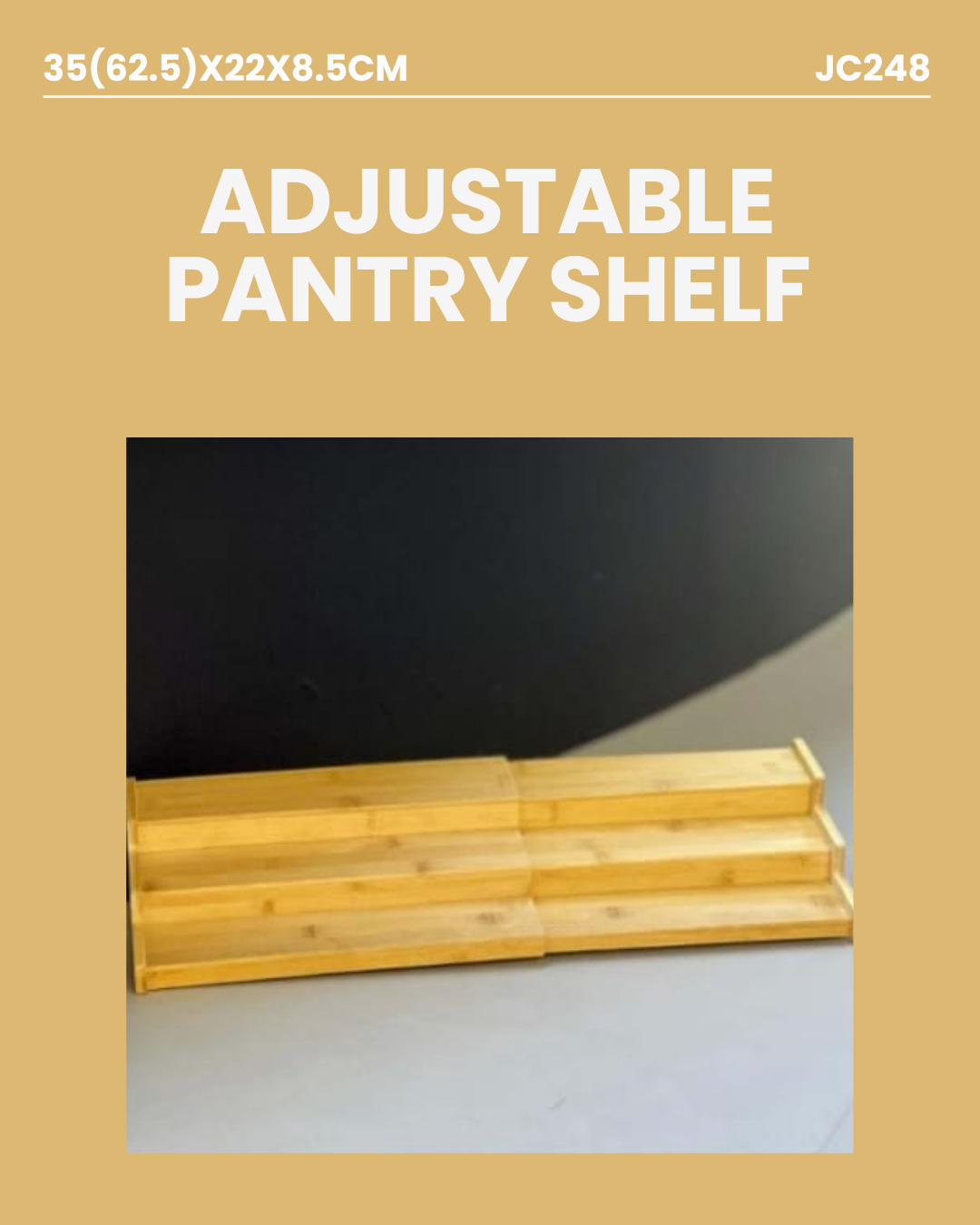 Adjustable Pantry Shelf JC247/8