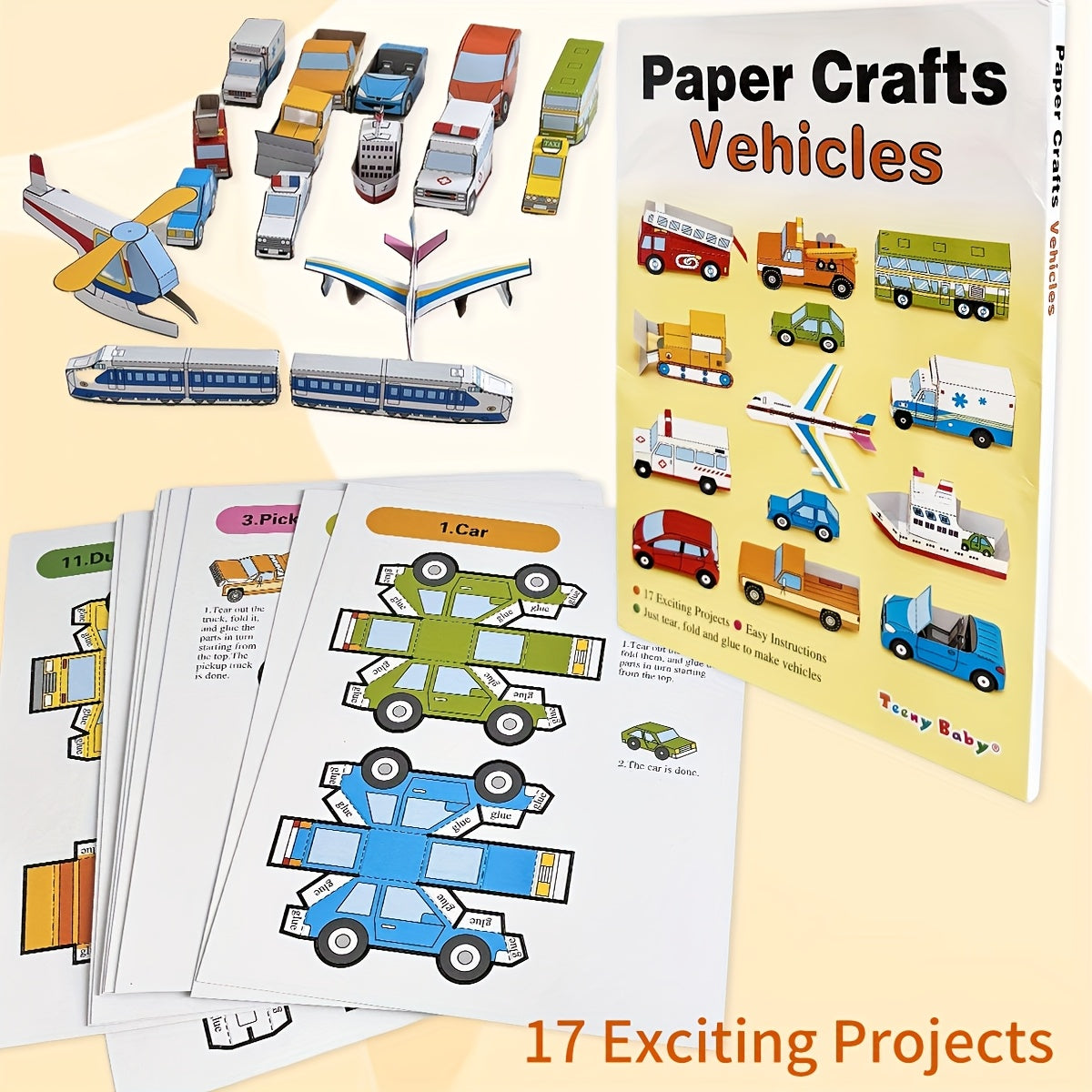 Paper Craft Kit: Vehicles 978-22E