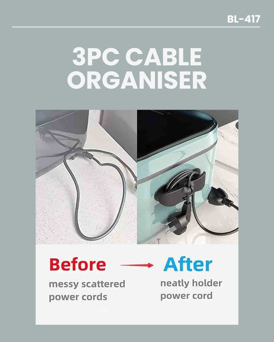 3pc Cable Organiser BL-417