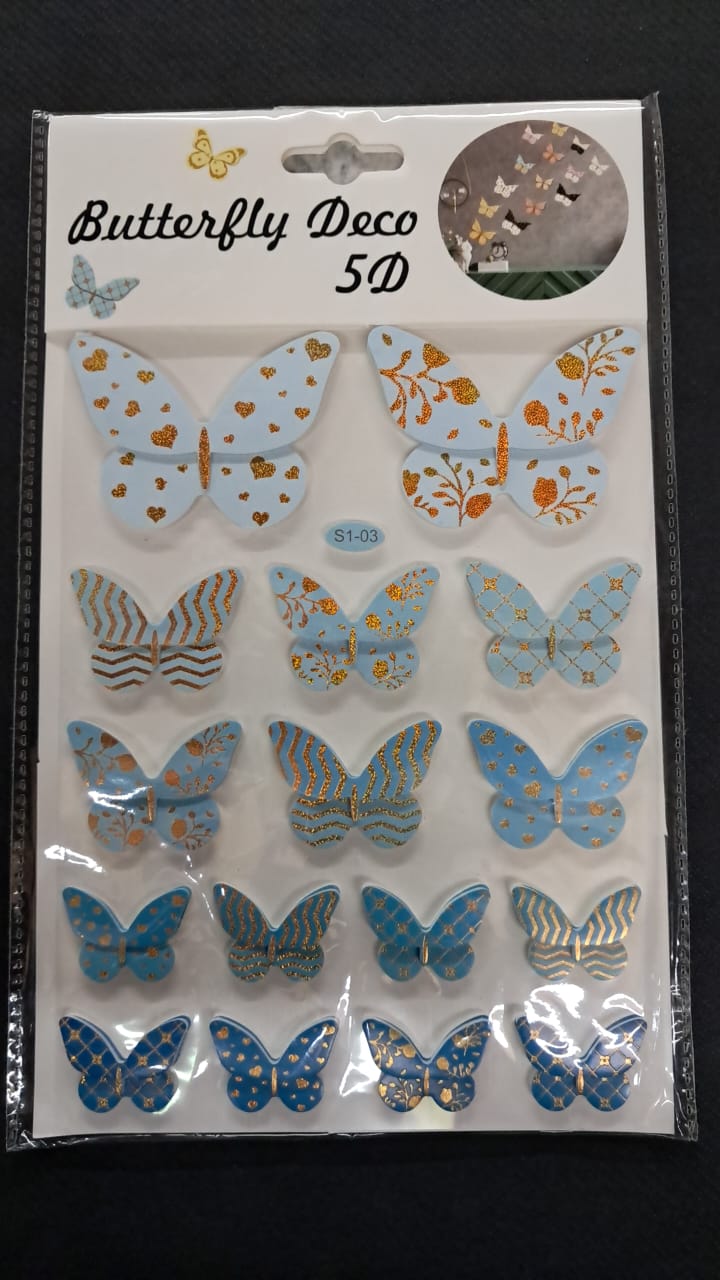 Butterfly Deco 5D Stickers 6156