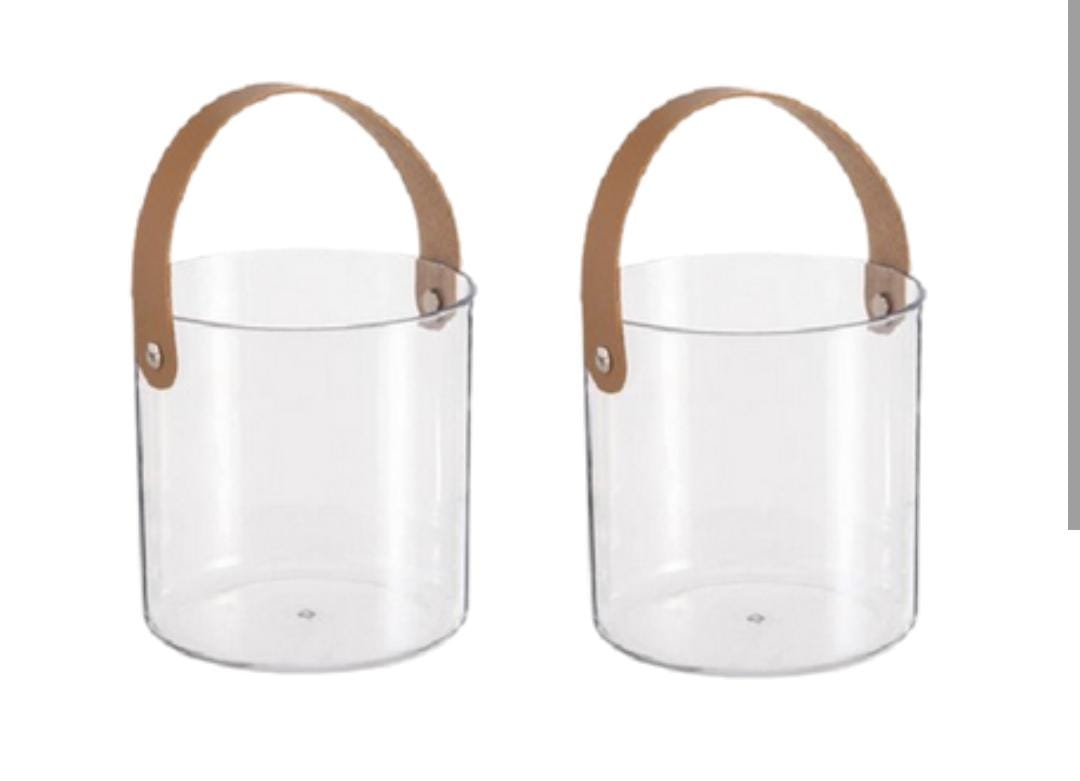 Clear Ice Bucket 13x13cm YL-287
