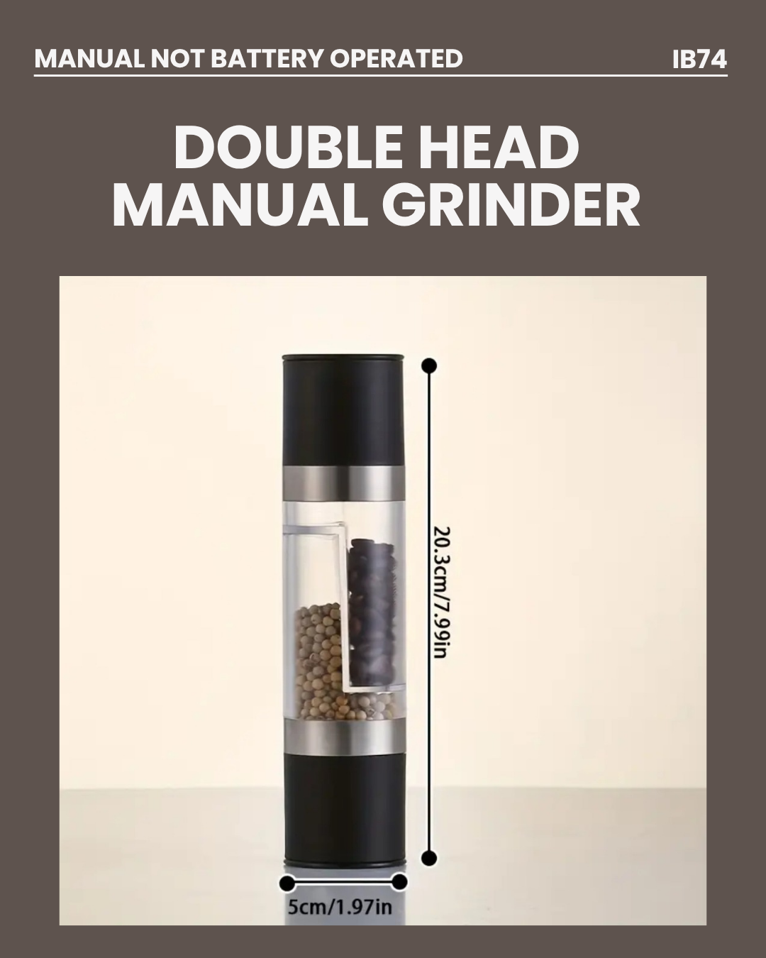 Manual Double Head Grinder IB74