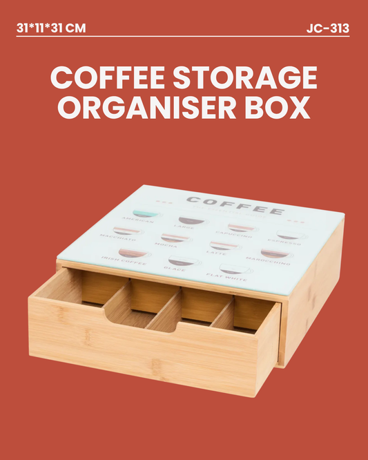 Coffee Storage Organiser Box JC313