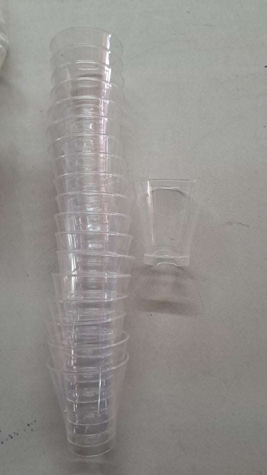 20pc Plastic Dessert Cups- Missing 2 (so 18 cups)