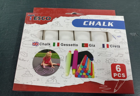 6PC Tesco Chalk 2408-61