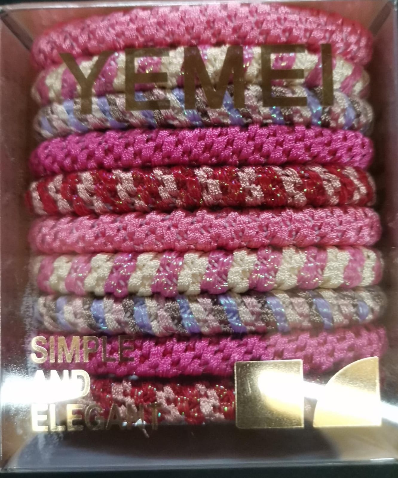 10pc Boxed Hair Ties KK7713