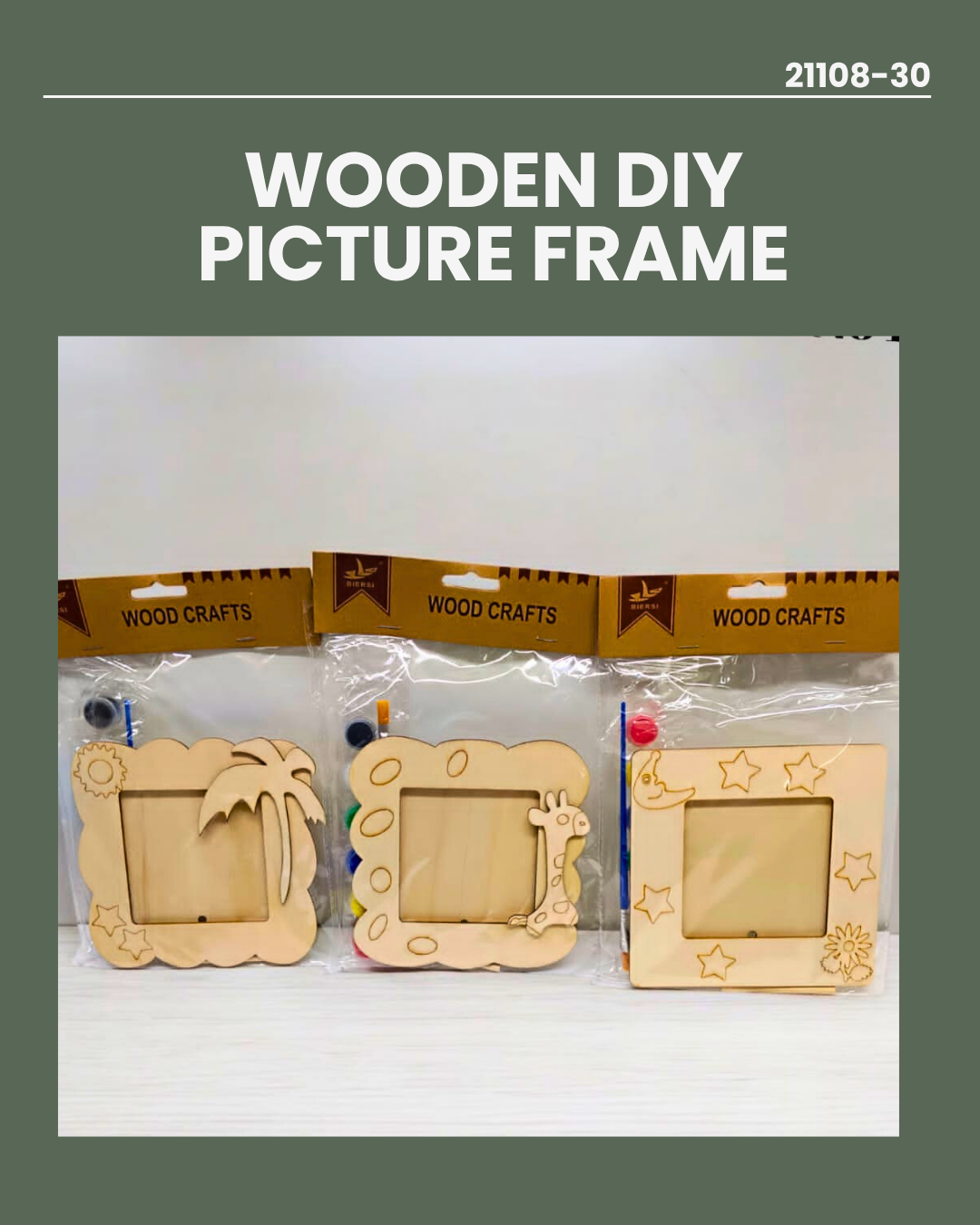 Wooden DIY Picture Frame 21108-30
