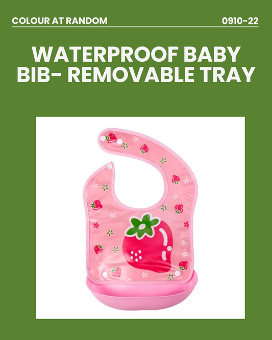 Waterproof Baby Bib- Removable Tray 0910-22
