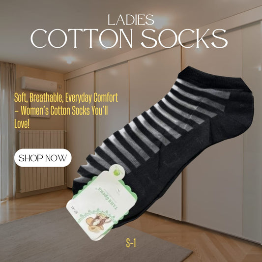 Ladies Cotton Socks S-1