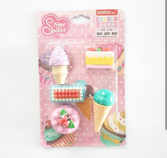 Sweet Time Novelty Erasers WB-3398