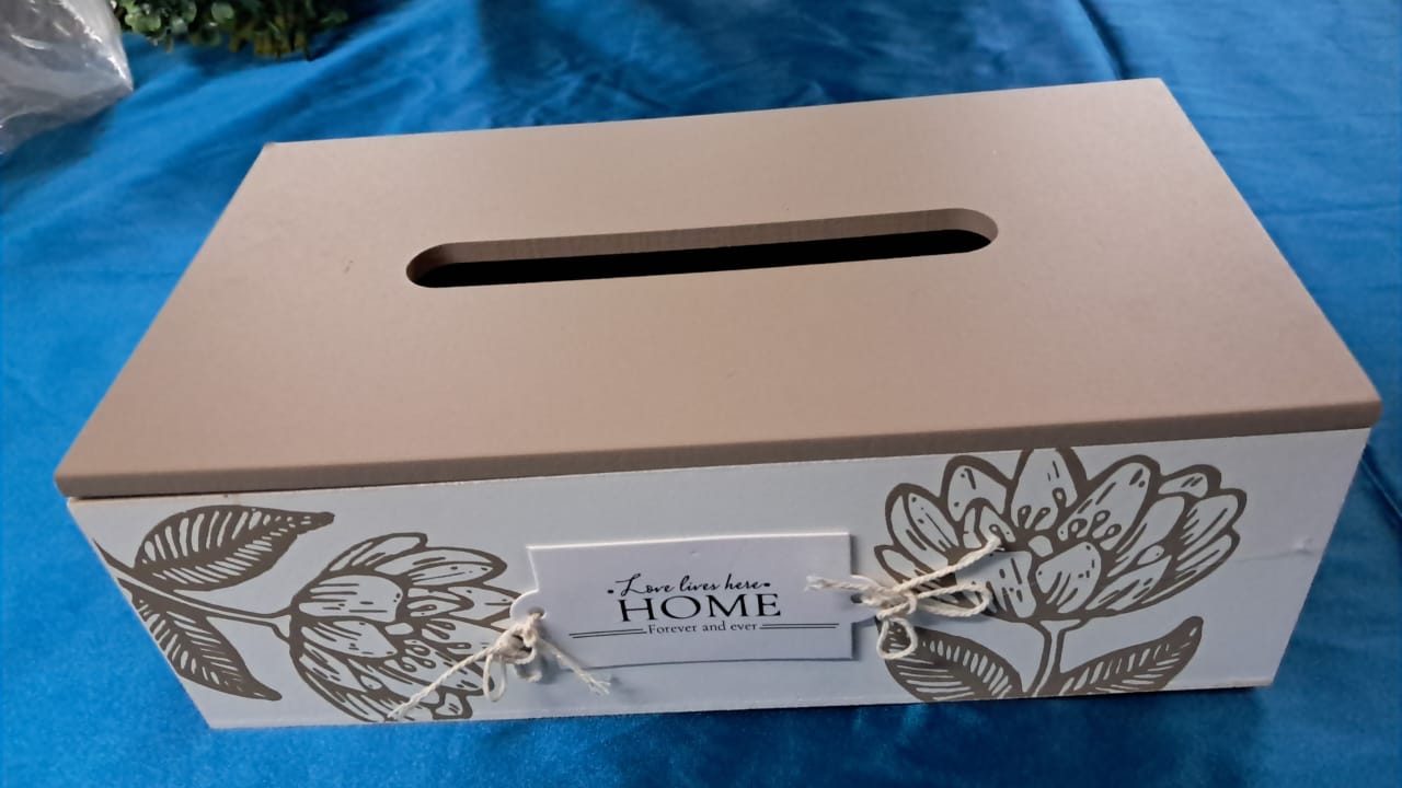 Wooden Tissue Box