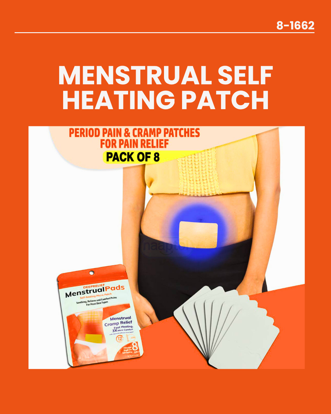 Menstrual Self Heating Patch 8-1662