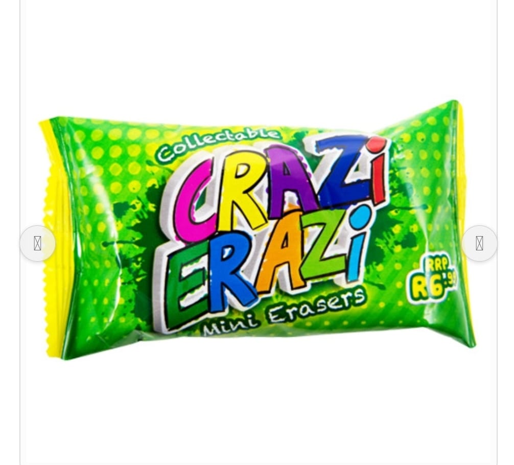 Crazi Erazi Collectable Mini Erasers CE1000 Random Sealed