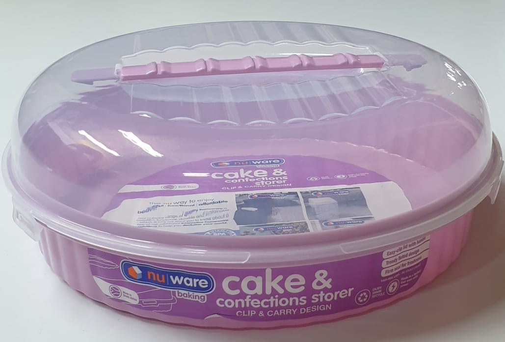 Cake Storage Container 31x7cm NWCSC - Lids Dont Lock