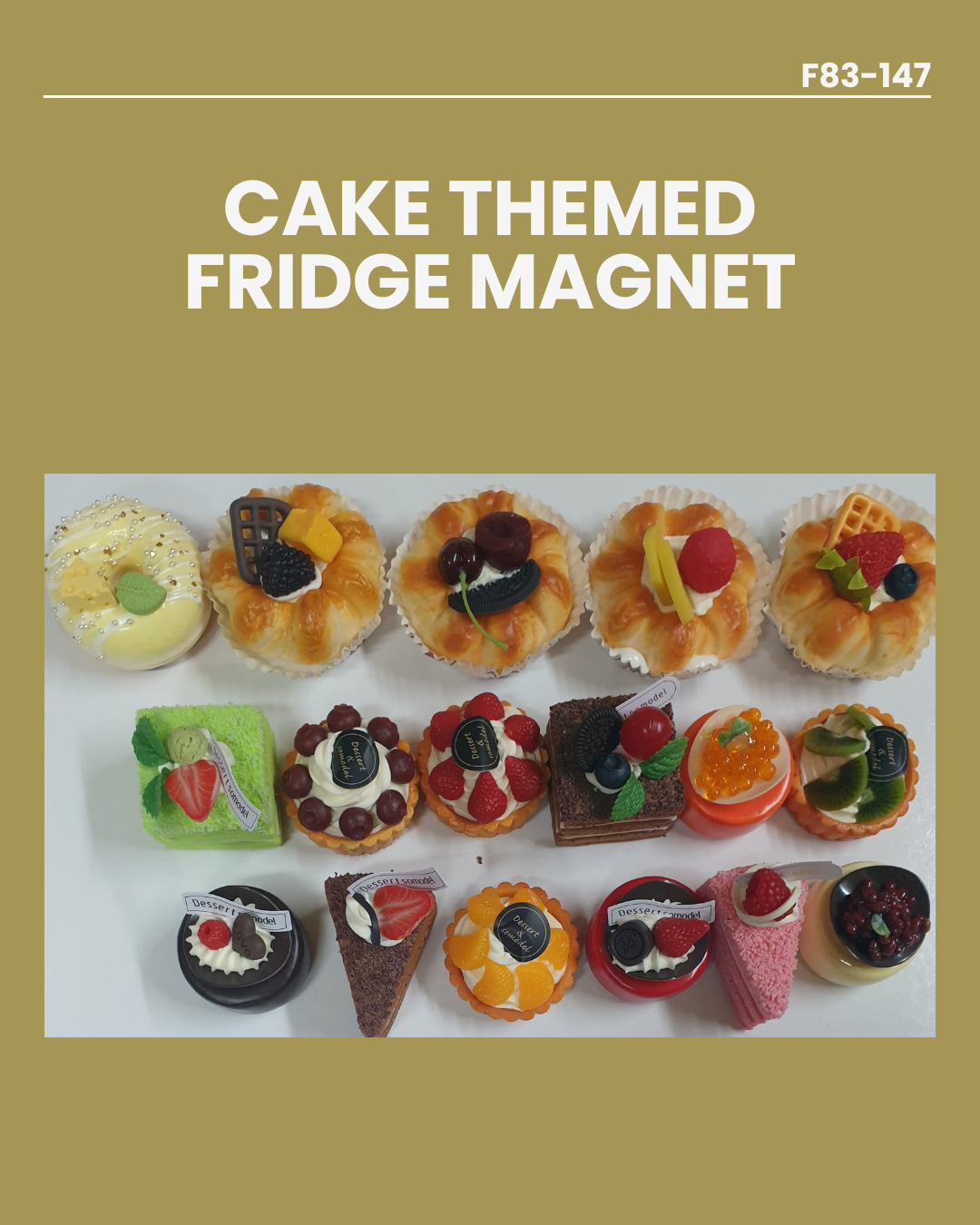 Cake Themed Fridge Magnet