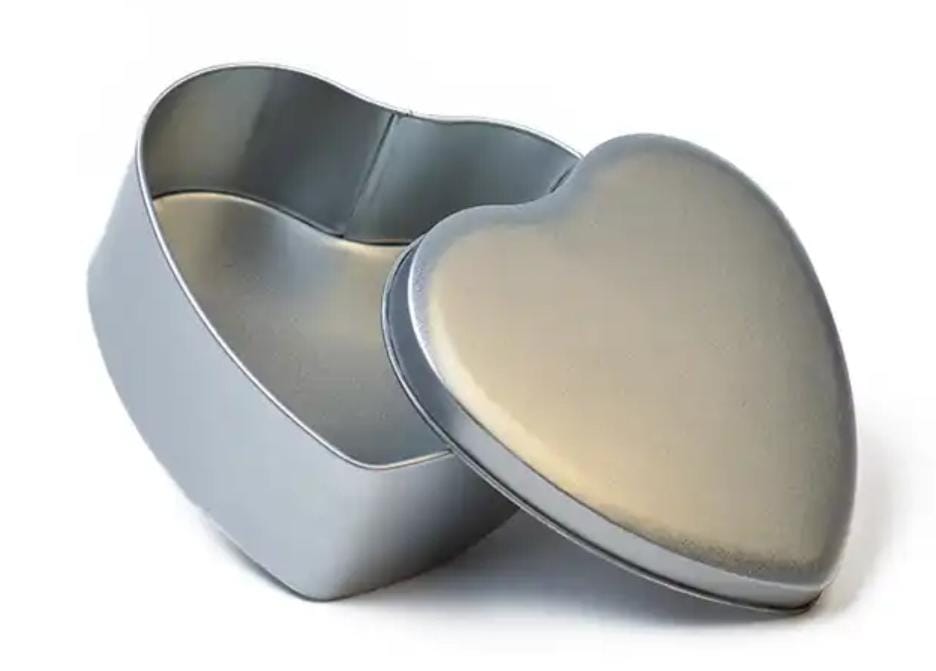 Heart Tins 1666 7x3.5cm