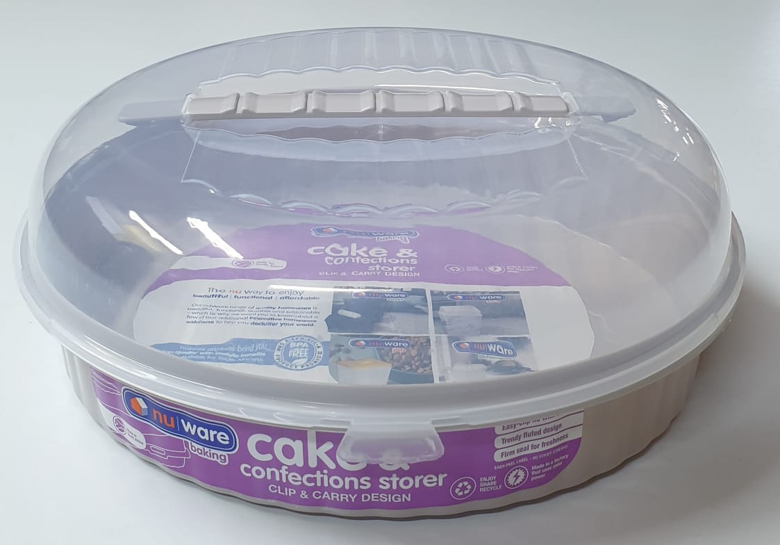 Cake Storage Container 31x7cm NWCSC - Lids Dont Lock