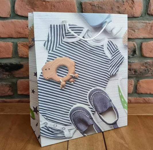 Baby Print Gift Bags 23x18cm 367S