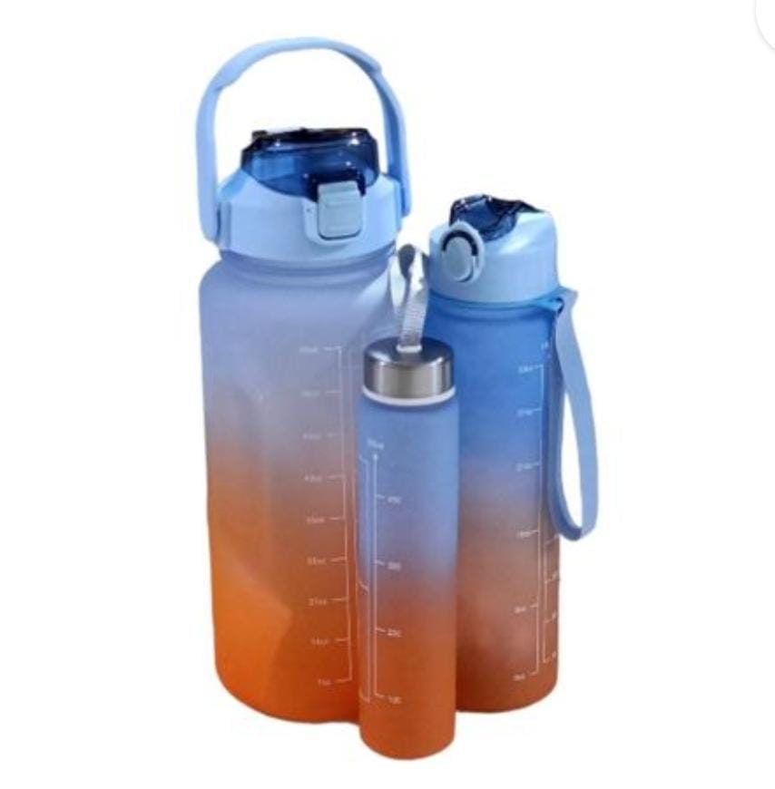 3pc Water Bottle Set H-8820 /L3074