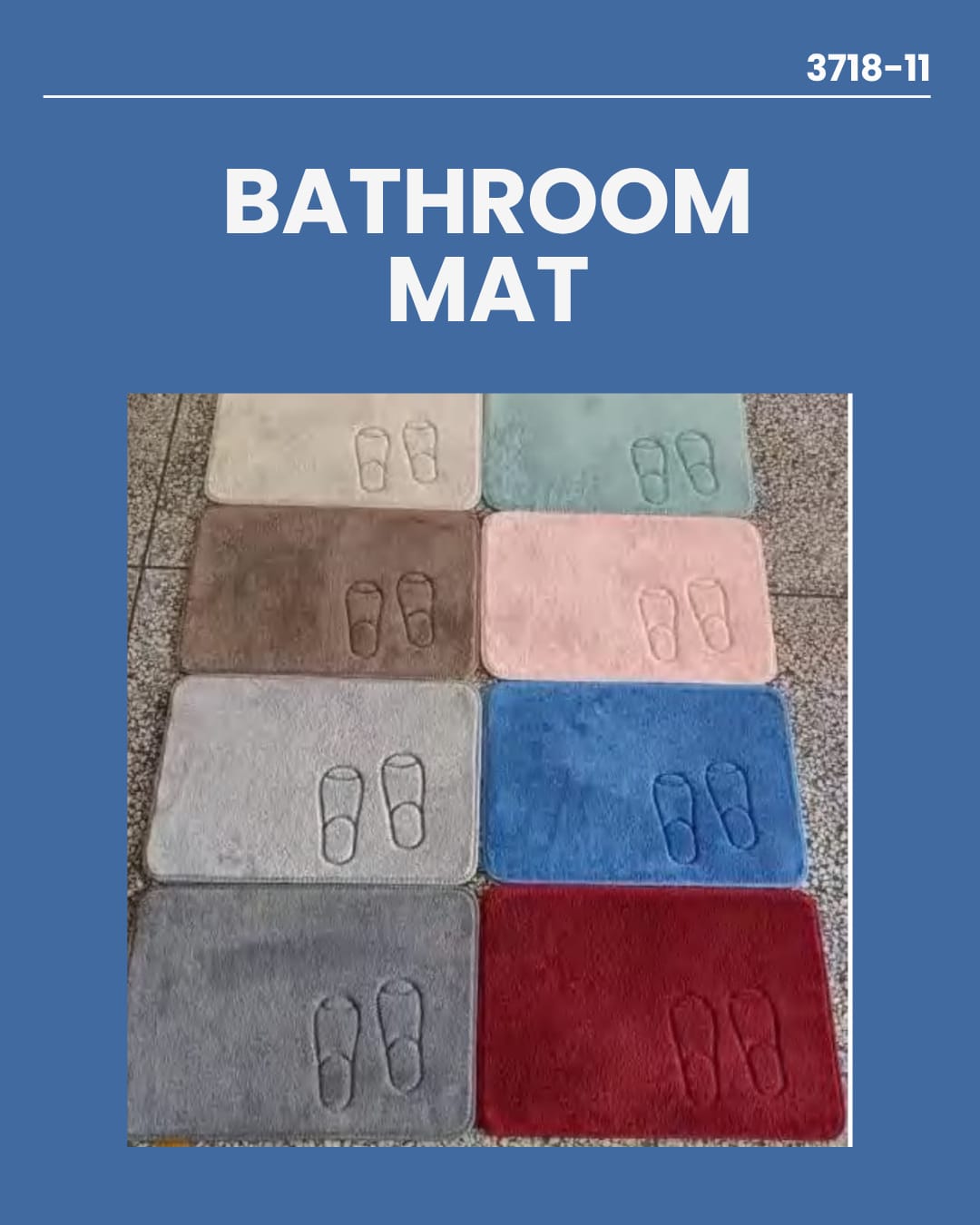 Bathroom Mat 3718-11  39x60cm