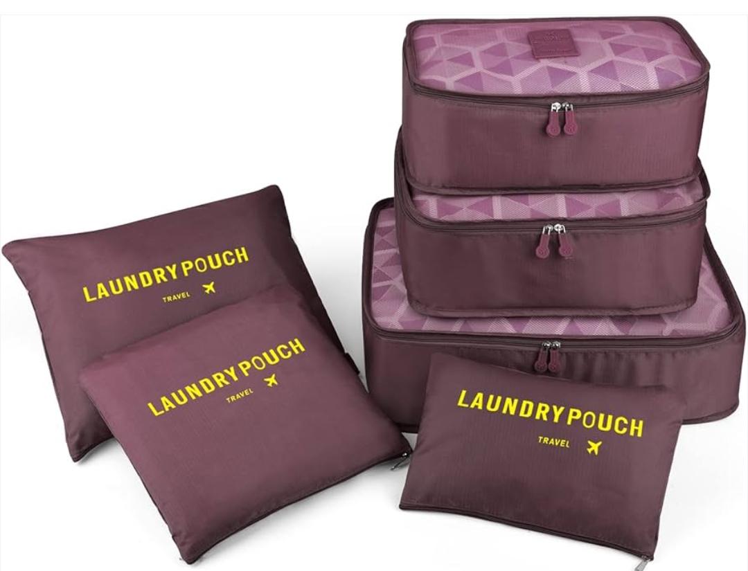 Laundry Travel Pouch 6pc LTP-009