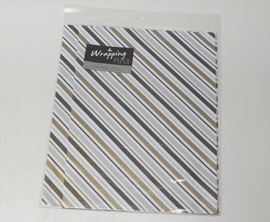 Printed Wrapping Paper 70x100cm 2pce 07-12