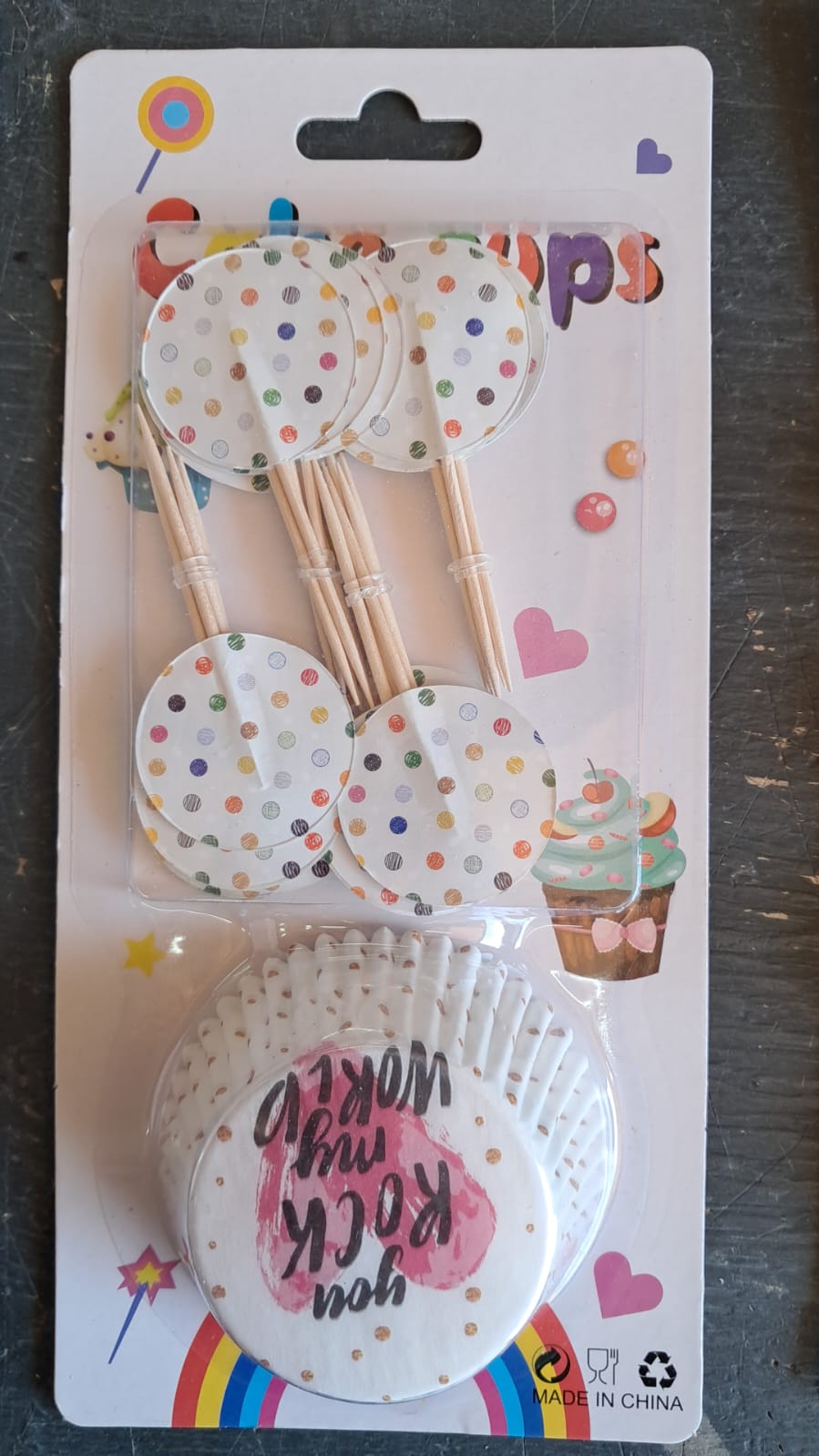 Cupcake Liners & Toppers Set VIP250088