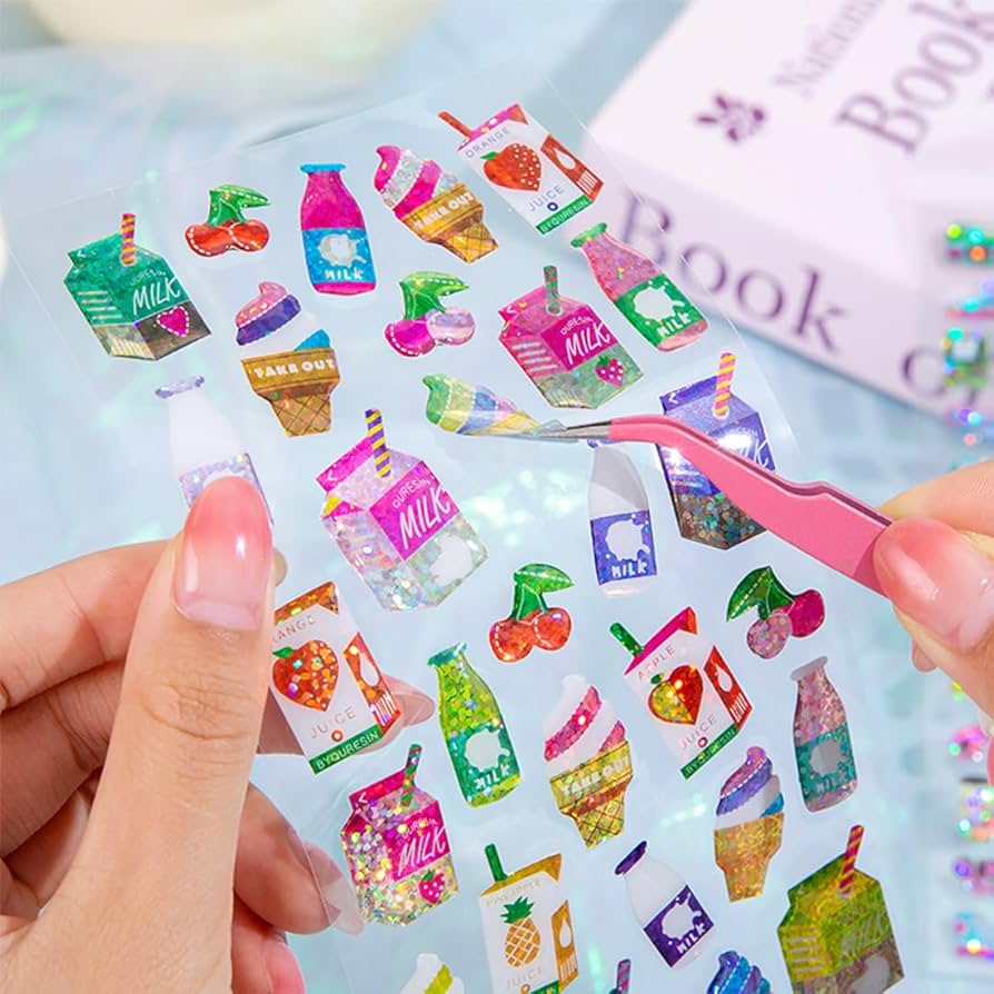 1pc Dazzle Holo Sticker Sheet BQ1-8