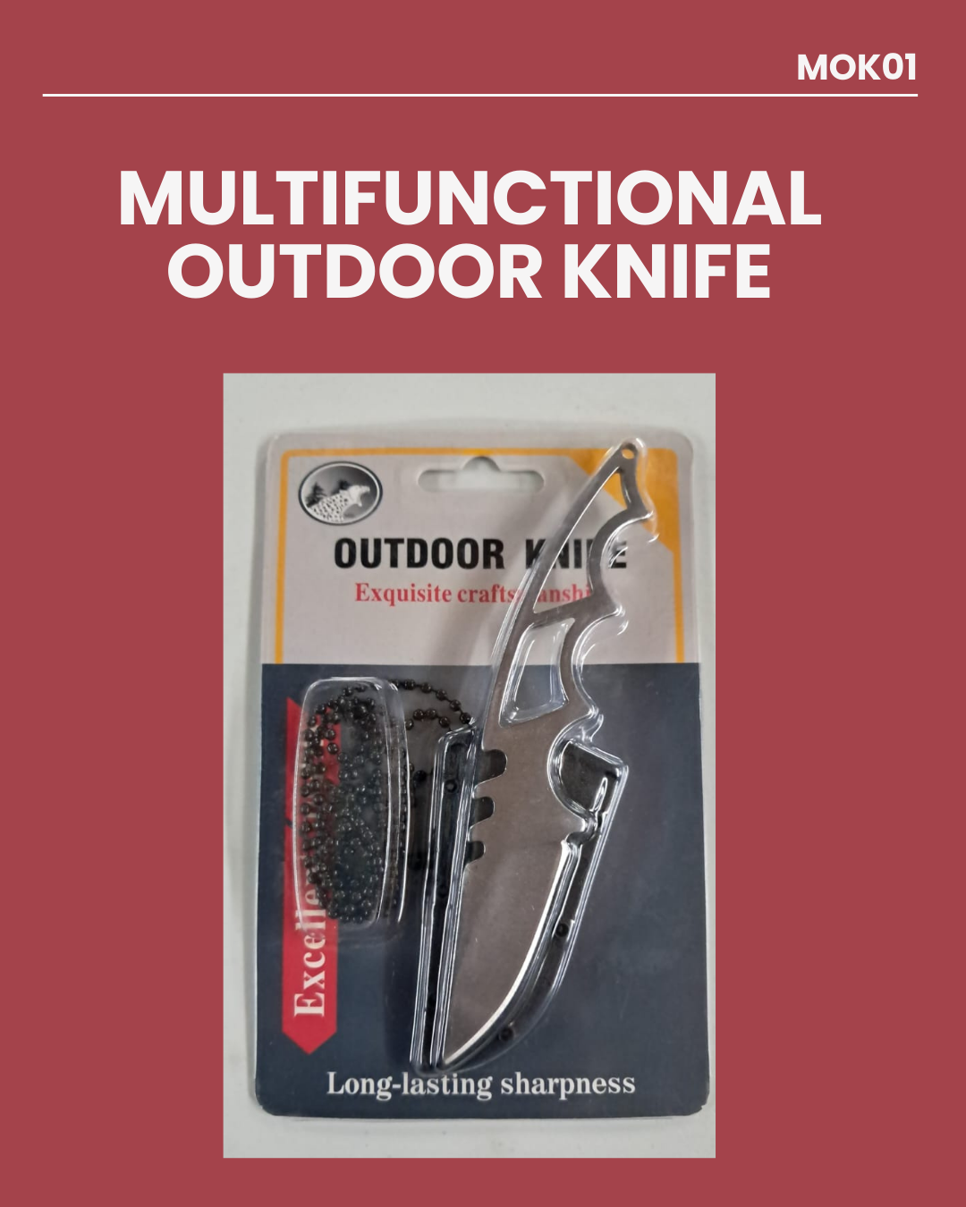 Multifunctional Outdoor Knife MOK01