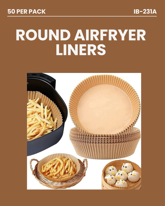 50pc Round Airfryer Liners 20cm- IB-231A