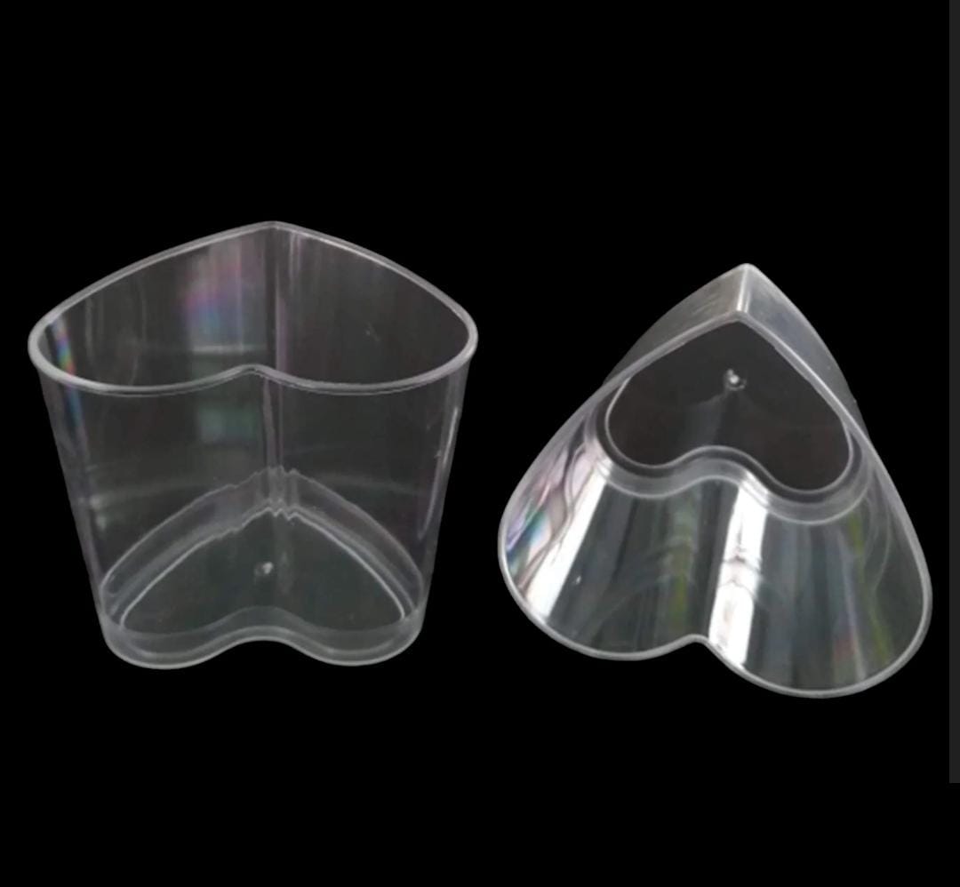 Heart Shaped Dessert Bowls 25's 7360