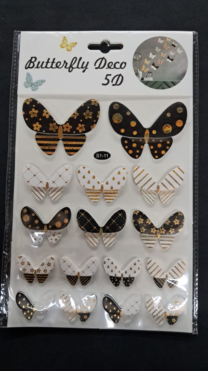 Butterfly Deco 5D Stickers 6156