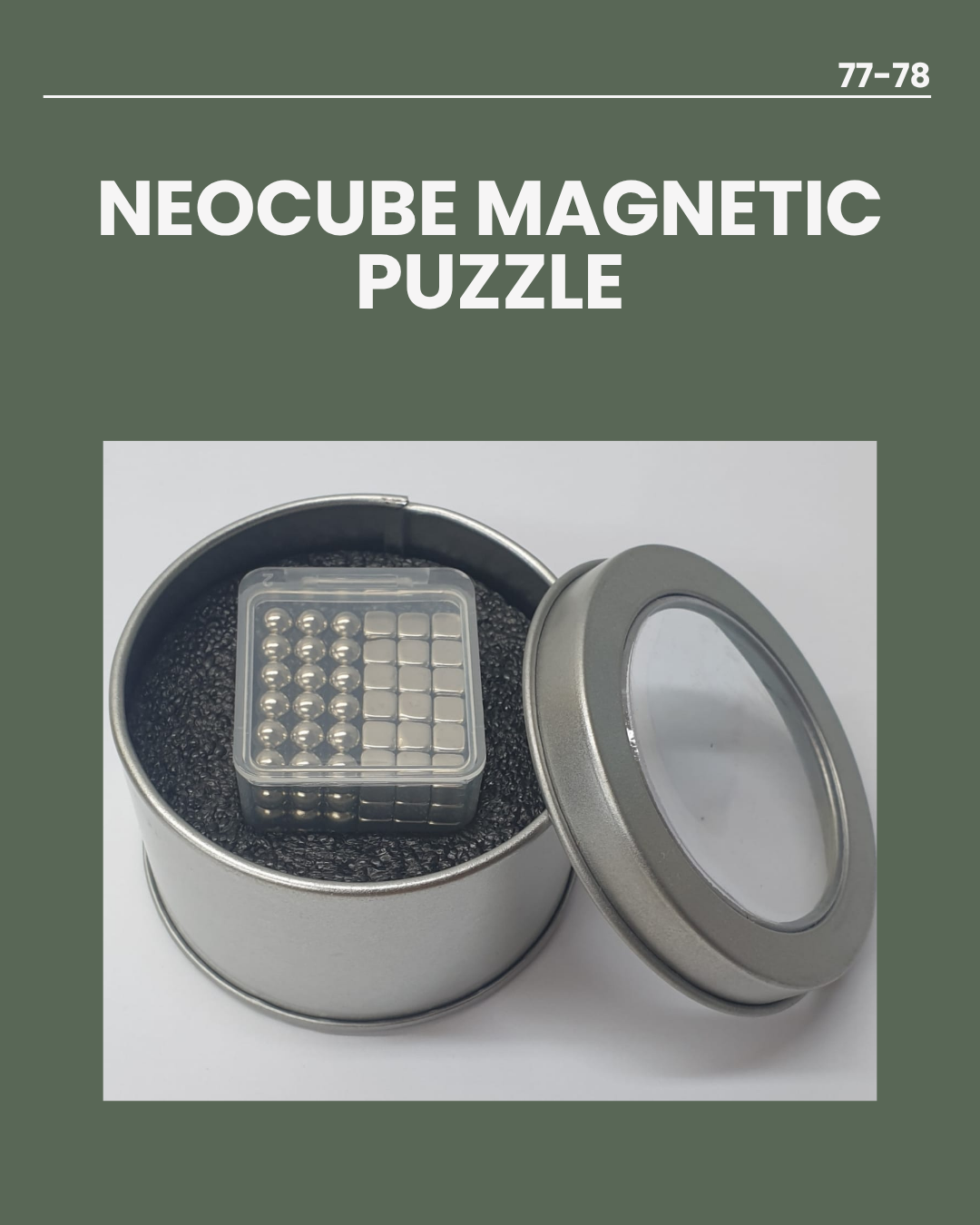 Neocube Magnetic Puzzle 77-78/323