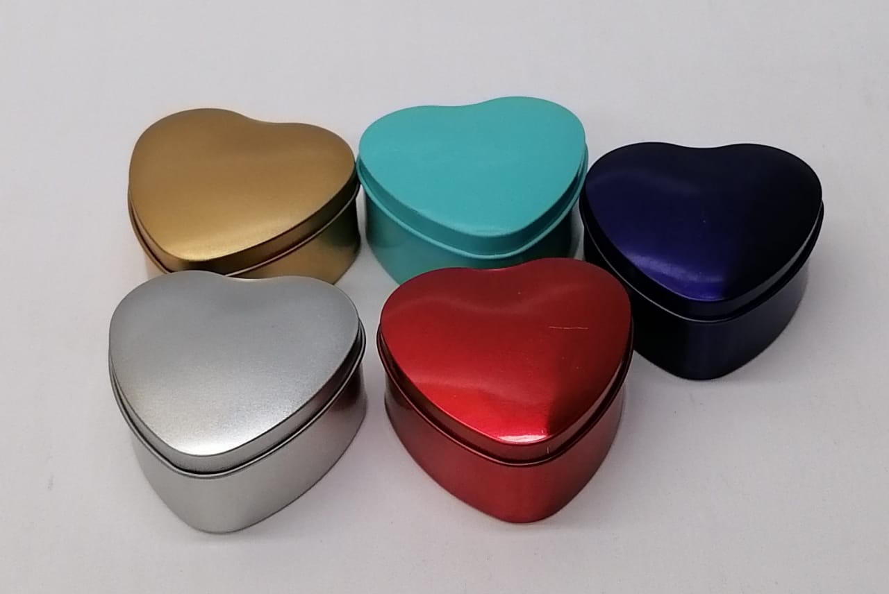 Heart Tins 1666 7x3.5cm