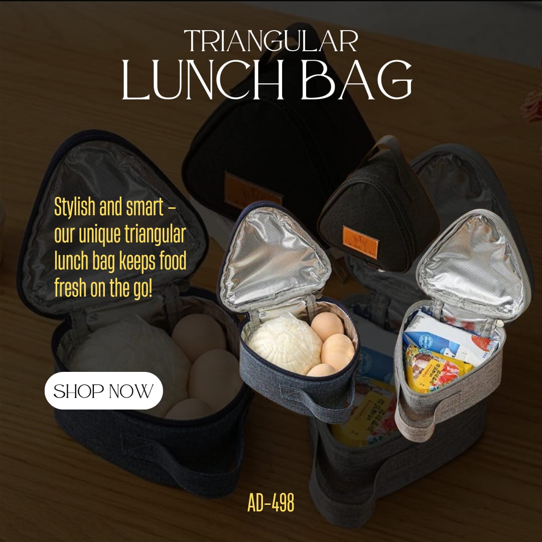 Triangular Lunch Bag AD 498