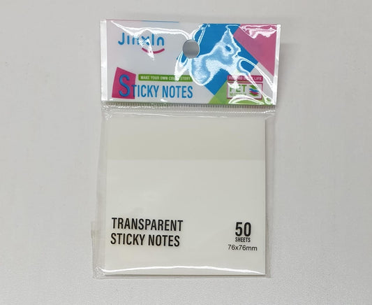 Transparent Sticky Notes 50sheets P71-1/2 76 x 76mm