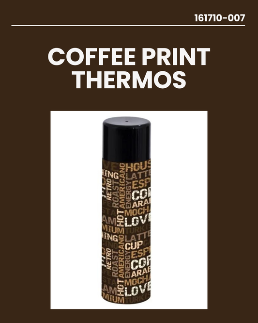Coffee Print Thermos 410ml 161710-007