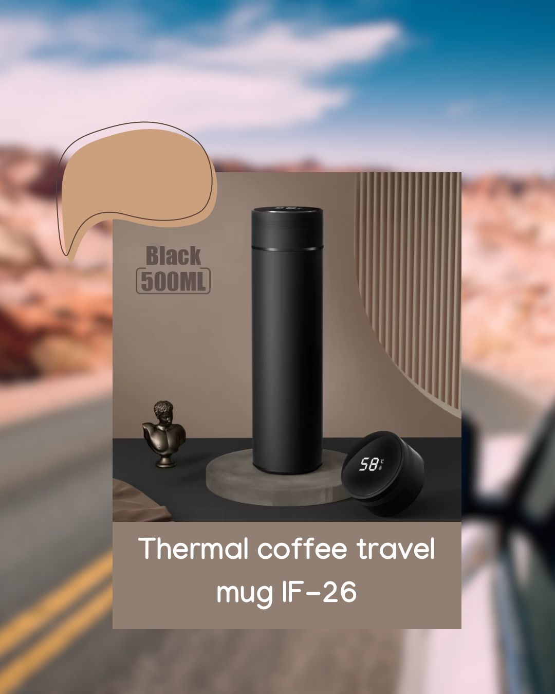 Thermal Coffe Travel Mug- IF 26