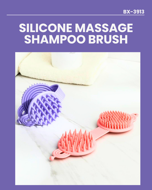Silicone Massage Shampoo Brush BX-3913