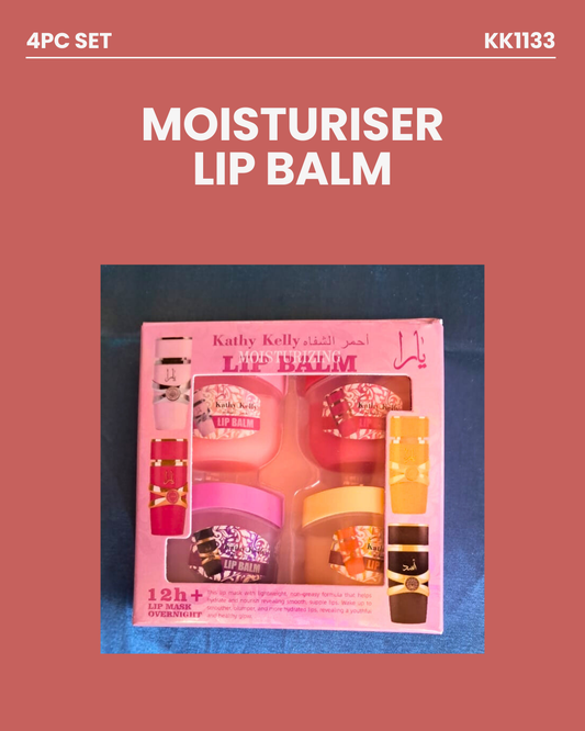 4pc Moisturising Lip Balm- Yara scents-  KK1133
