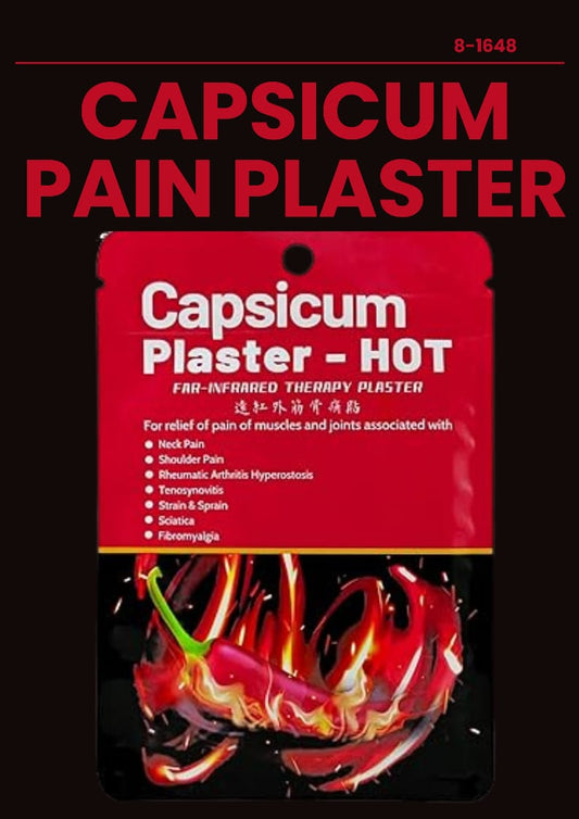 8 Patches Capsicum Plaster 8-1648 7x10cm