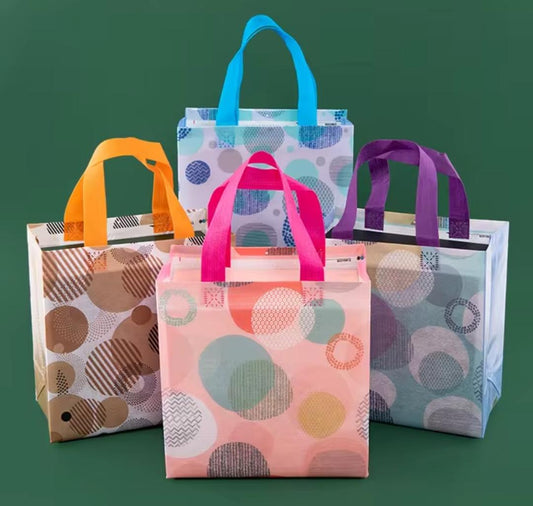 Plastic Woven Gift Bag 3005 22x11x23cm