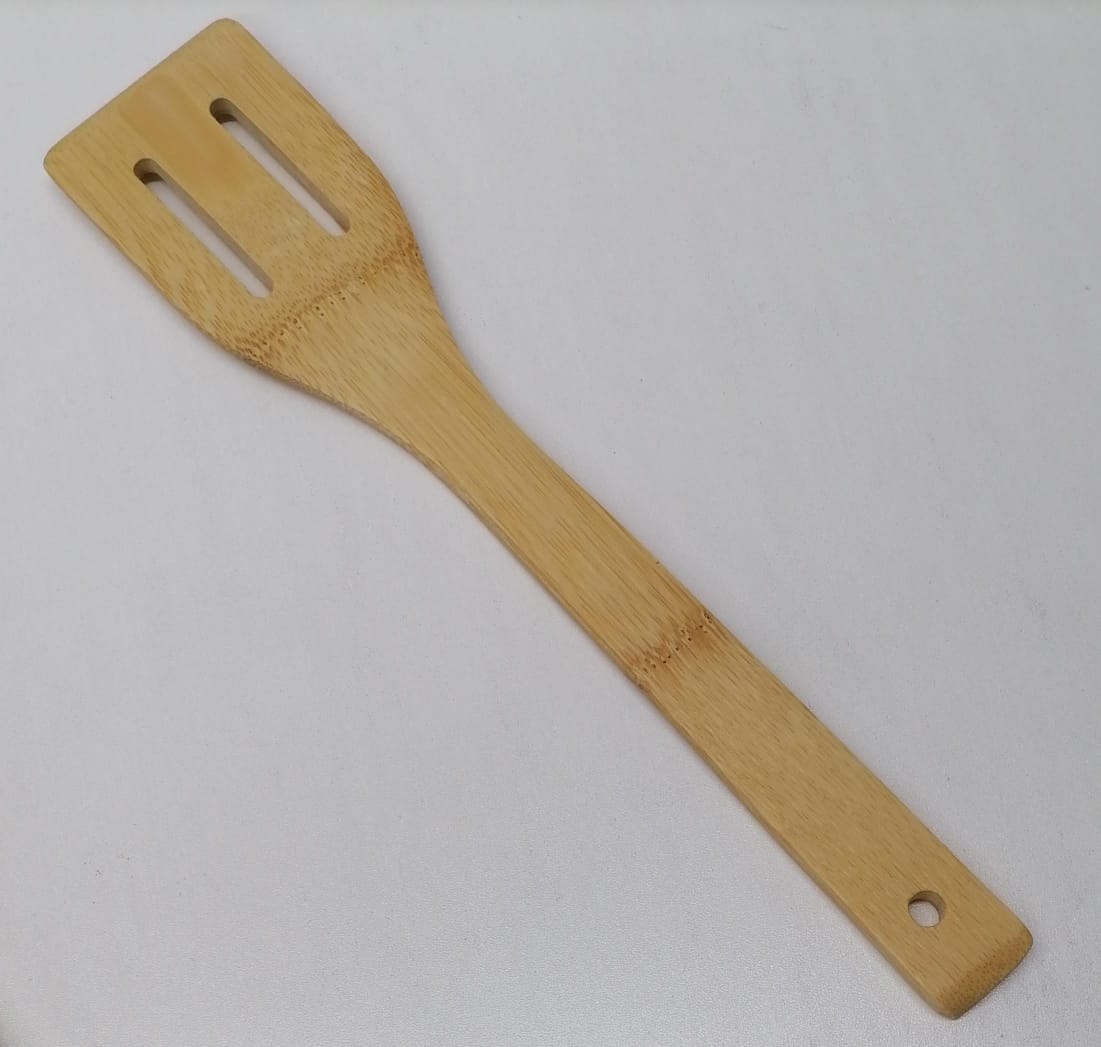 Bamboo Slotted Spatula N383021 30x6cm