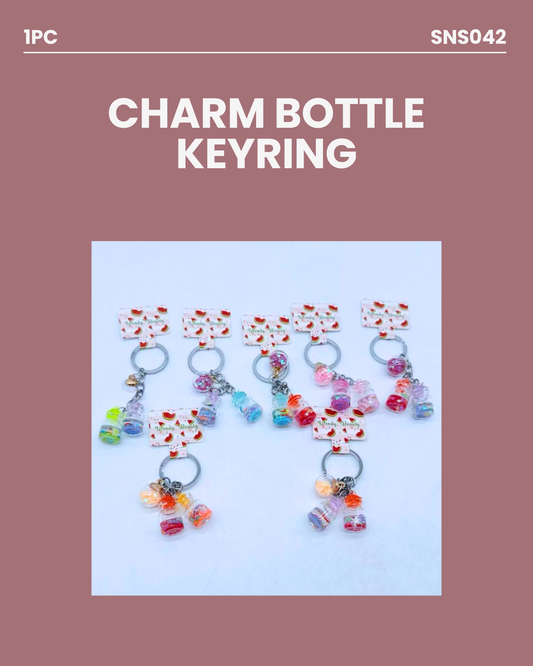 Charm Bottle Keyring RANDOMLY SUPPLIED SNS042