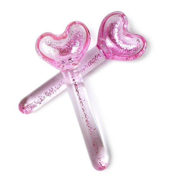 2pc Heart Shaped Facial Ice Globes F71-8-2178