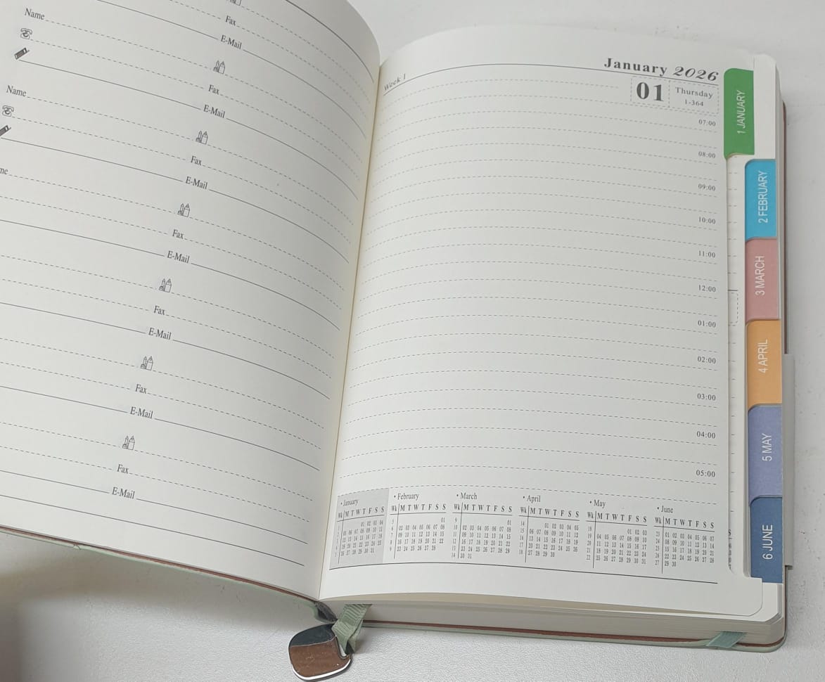 A5 Pastel 2026 Diary VS195254