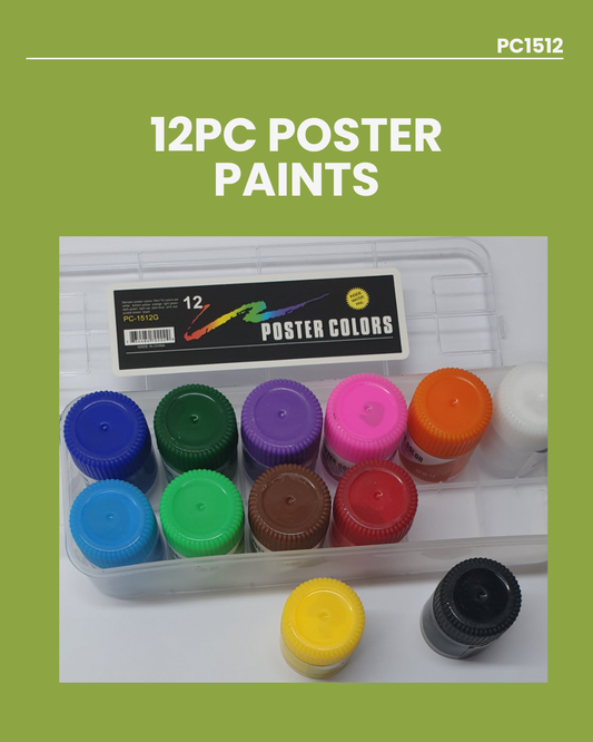 12pc Poster Paint PC1512